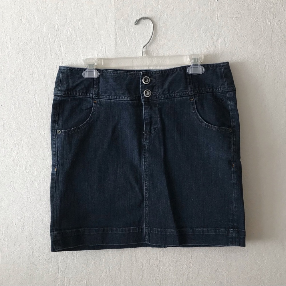 Converse One Star Dark Wash Jean Skirt